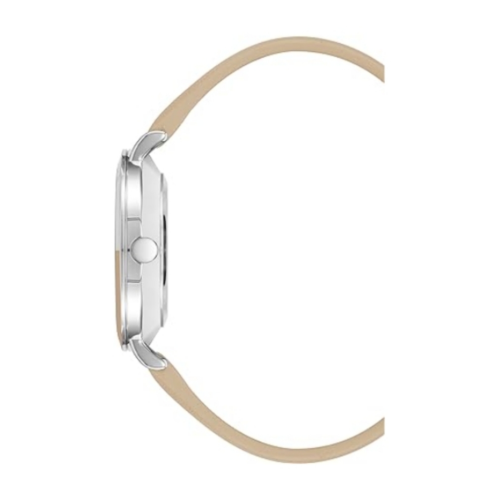 Women's New Strap Watch Tan /Silver - Picture 3 of 6